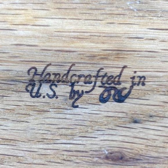 Wood Bagel Miter Holder With Handle - Picture 8 of 8